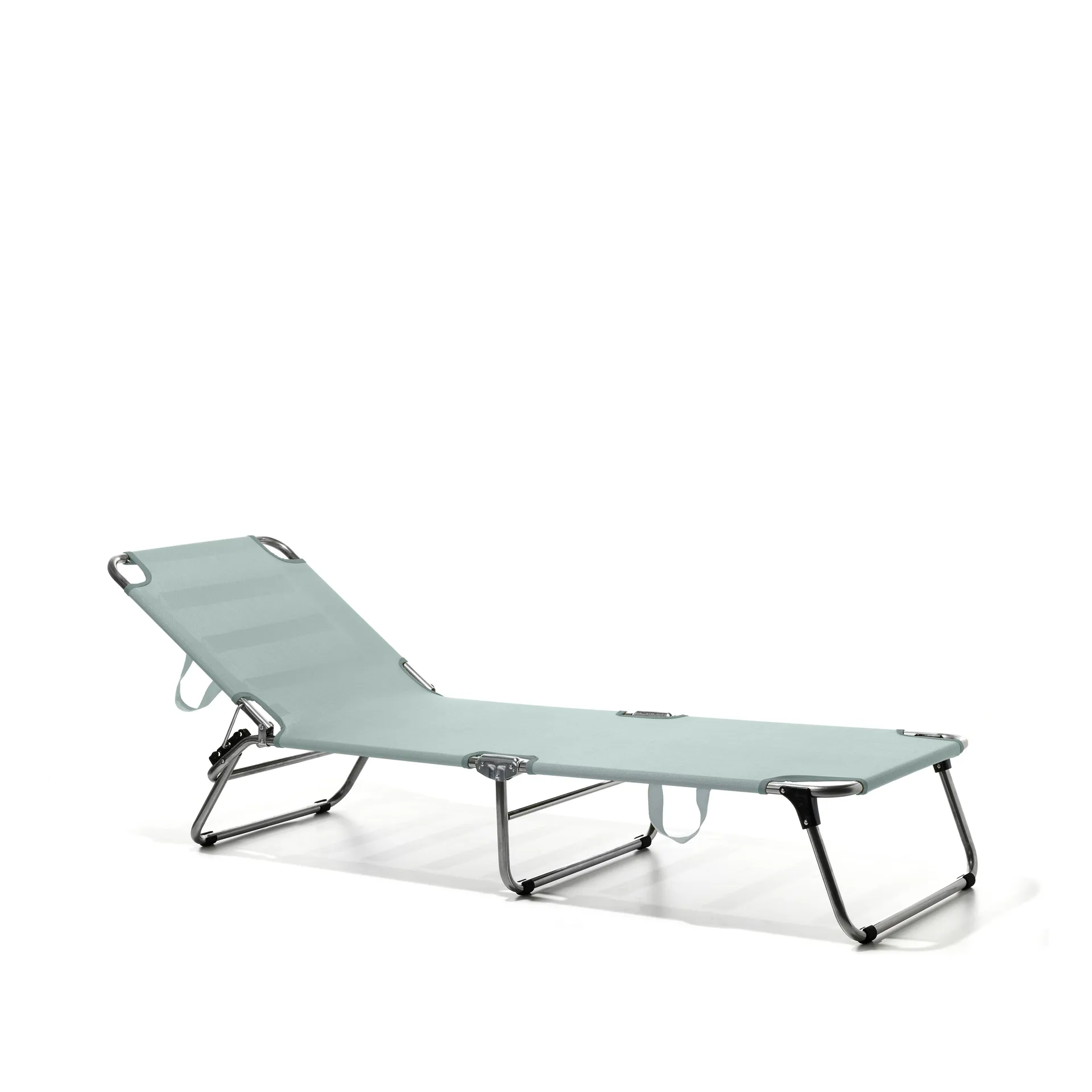 Amigo solsäng, Sage green-aluminium Fiam