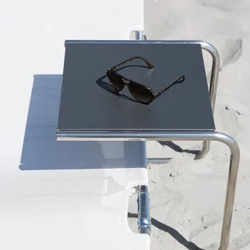 Club sidobord - Vit, aluminiumstativ - Fiam