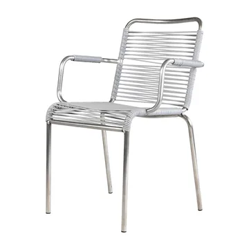 Mya karmstol aluminium - Grey - Fiam