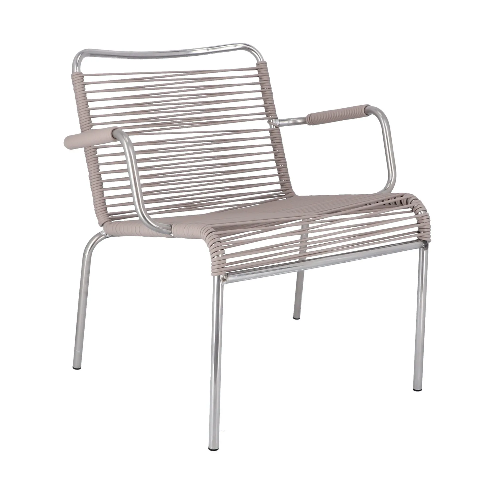 Mya Lounge karmstol, Taupe Fiam