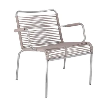 Mya Lounge karmstol - Taupe - Fiam