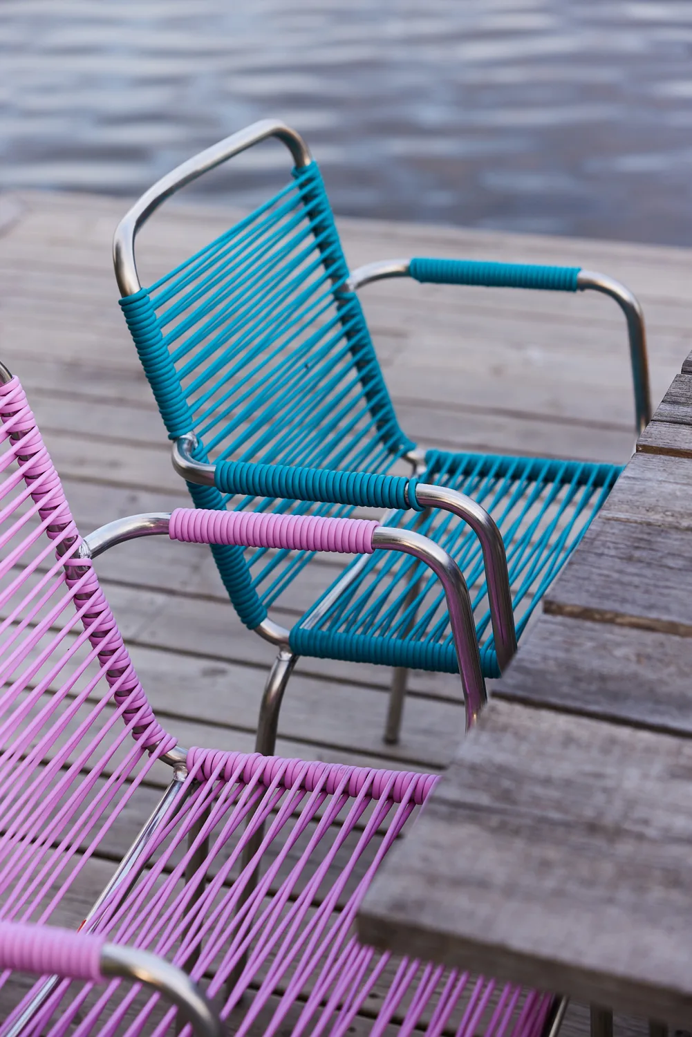 Mya Spaghetti karmstol, Pink Fiam