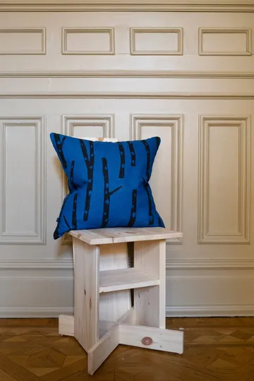 Birch kuddfodral 48x48 cm - Blå-svart - Fine Little Day