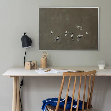Fotboll poster 50x70 cm - Brun - Fine Little Day
