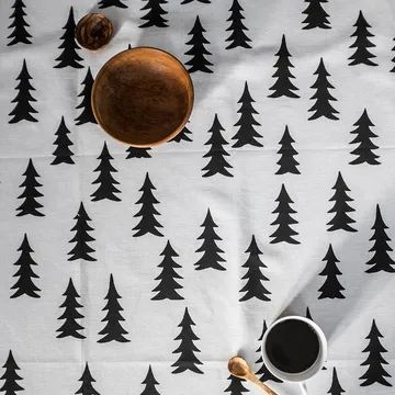 Gran bordsduk 147x250 cm - Svart-vit - Fine Little Day