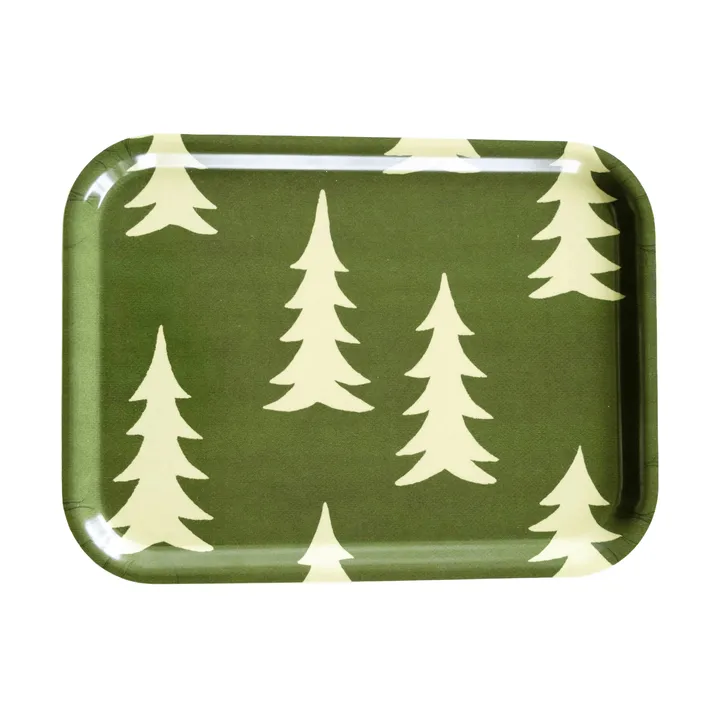 Gran bricka 20x27 cm - Grön - Fine Little Day