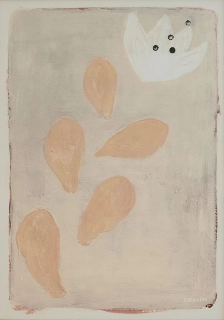 Stone Crop poster 50x70 cm - Pink-nude - Fine Little Day