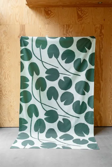 Water lilies bordsduk - Ljusgrön-grön, 147x147 cm - Fine Little Day