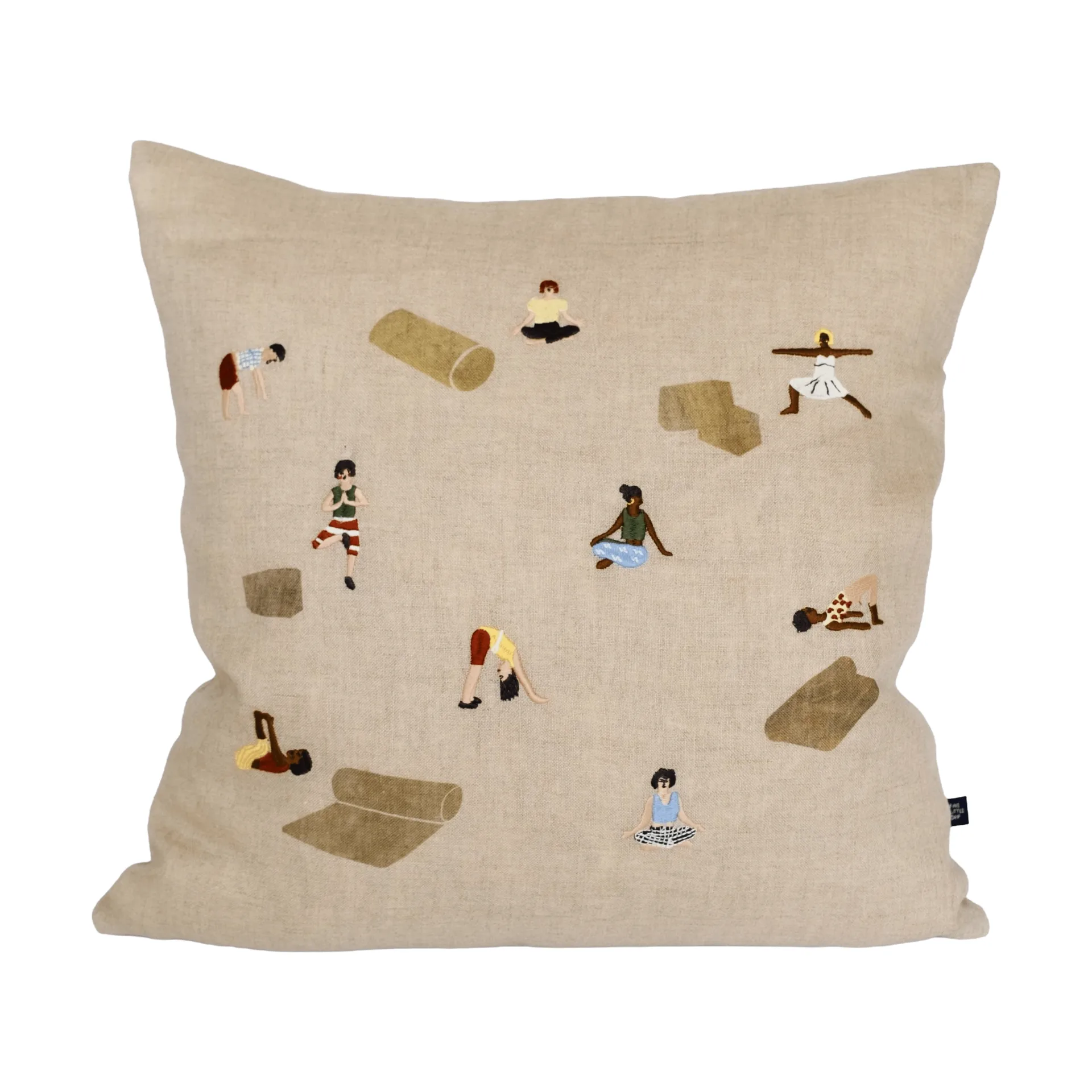 Yoga kuddfodral, Natur, 45x45 cm Fine Little Day