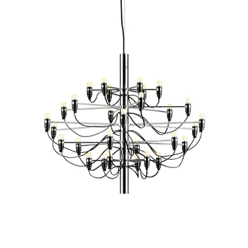 2097 Sarfatti ljuskrona LED - Krom 30 lampor - Flos