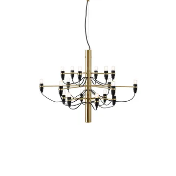 2097 Sarfatti ljuskrona LED - Messing 18 lampor - Flos