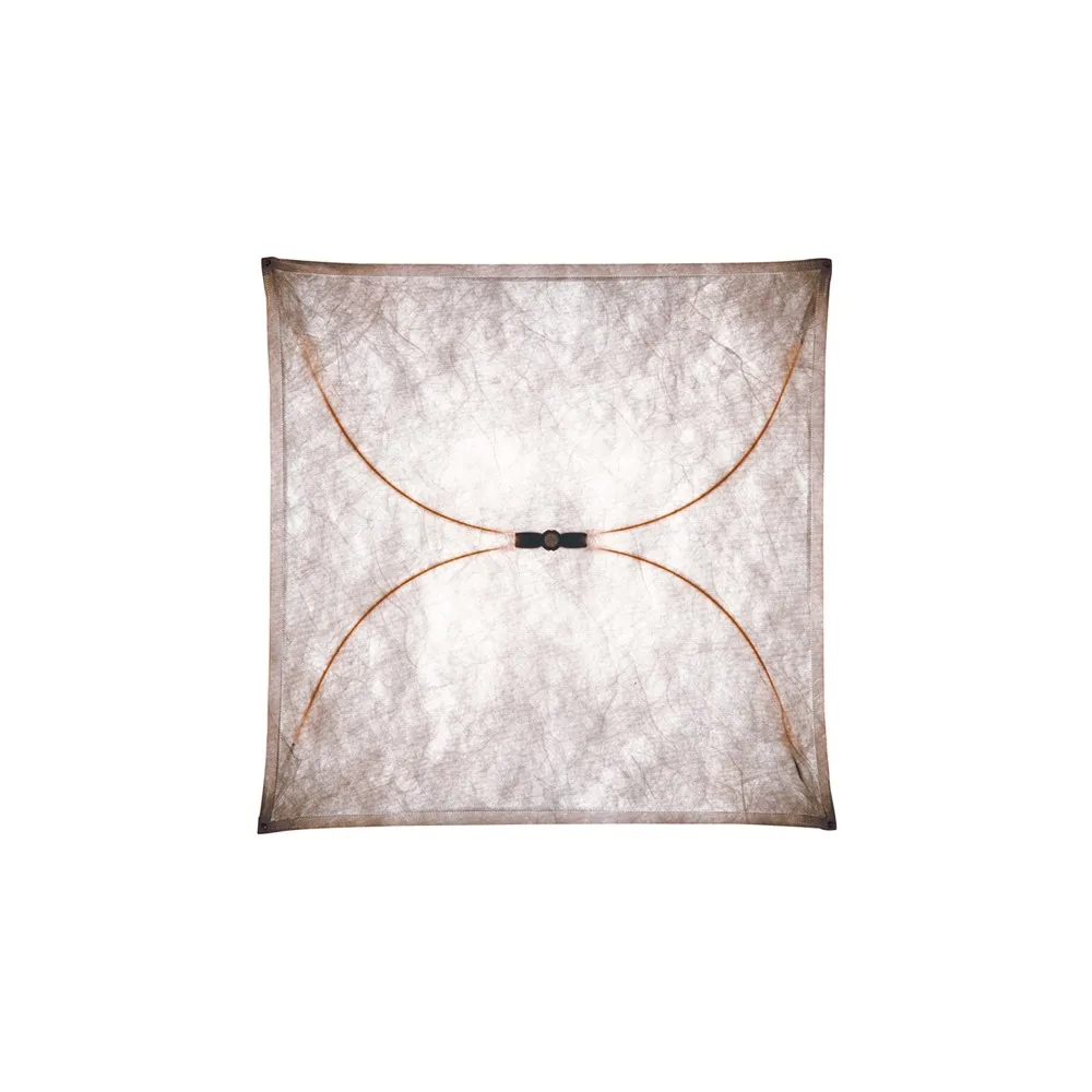 Ariette 1 vägglampa, Vit-textilduk Flos