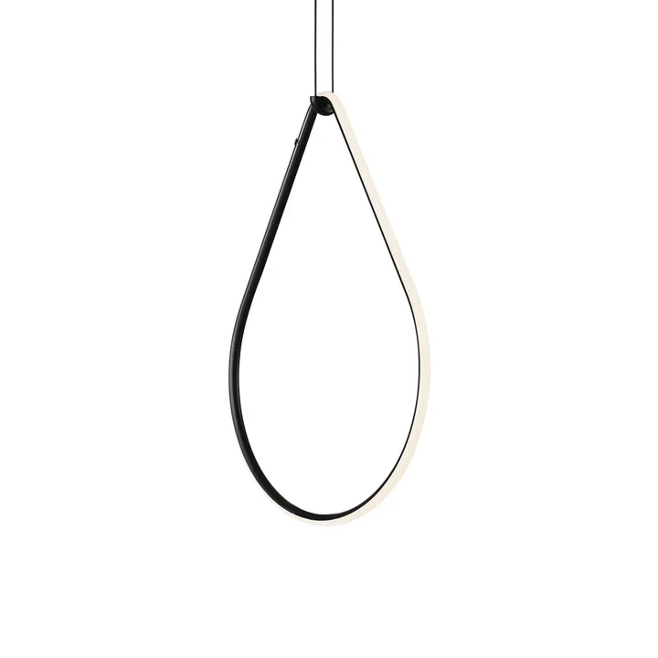 Arrangements Drop pendel - Black, down - Flos