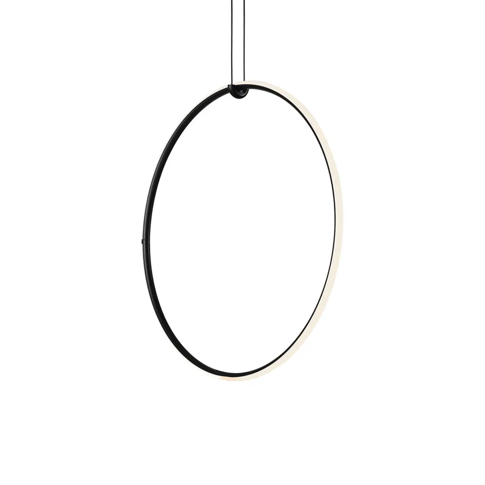 Arrangements Round pendel, Black, medium Flos