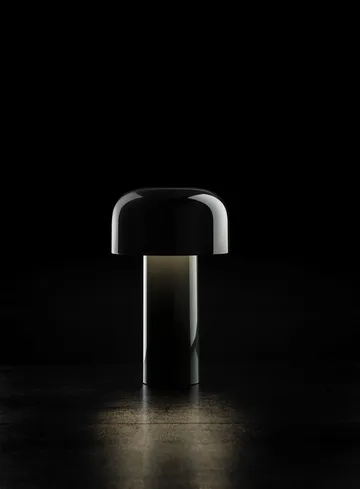 Bellhop bordslampa portabel - Glossy black, IP54 (inom/utomhus) - Flos