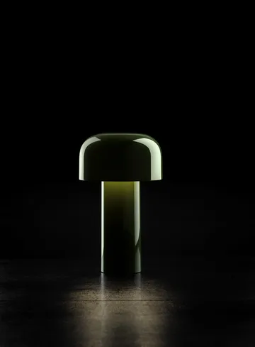 Bellhop bordslampa portabel - Glossy green, IP54 (inom/utomhus) - Flos