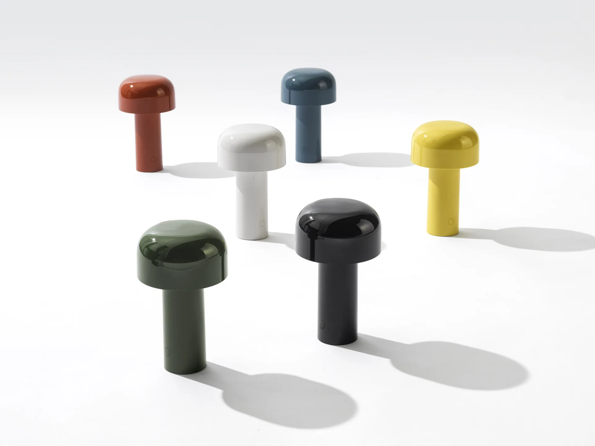 Bellhop bordslampa portabel, Yellow, IP54 (inom/utomhus) Flos