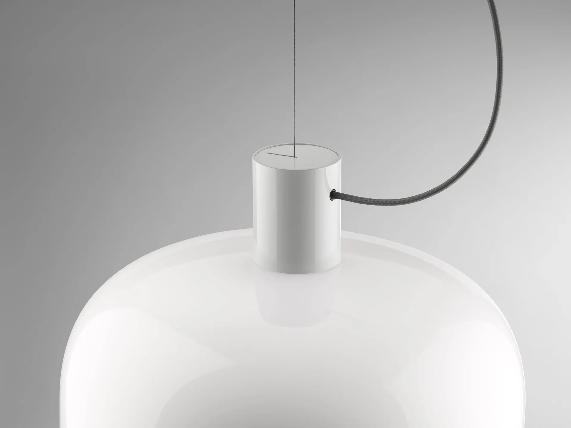 Bellhop Glass S2 pendel, White Flos