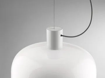 Bellhop Glass S2 pendel - White - Flos