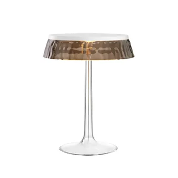 Bon Jour T bordslampa - White-fumé skärm - Flos
