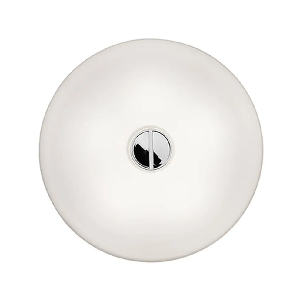 Button HL vägglampa, Vitt opalglas Flos