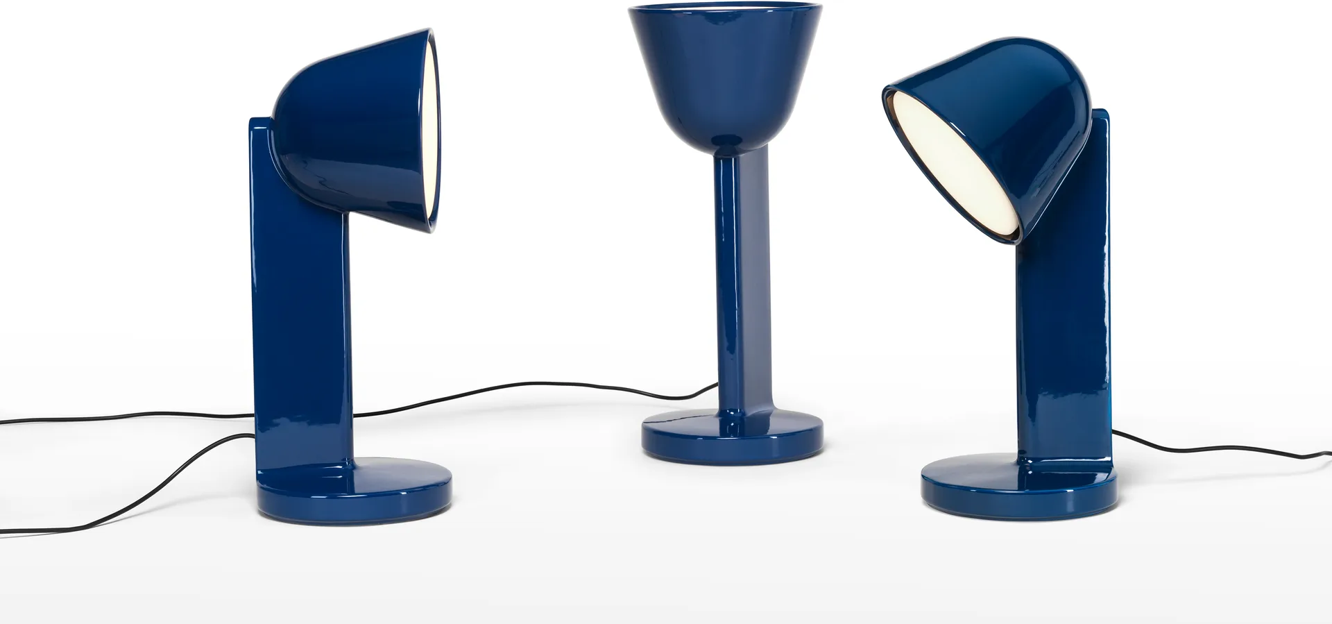 Céramique Down bordslampa, Navy blue Flos
