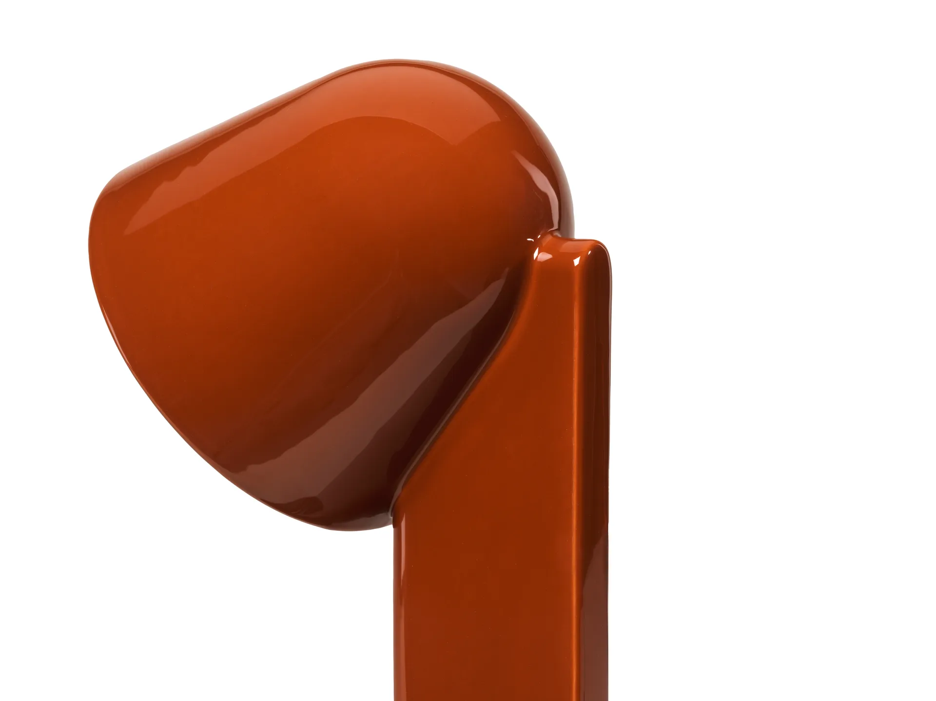 Céramique Down bordslampa, Rust red Flos