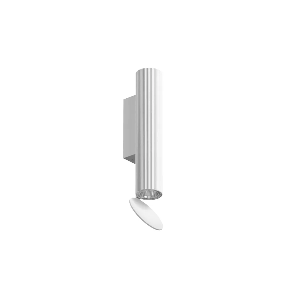 Flauta Riga vägglampa, Vit Flos