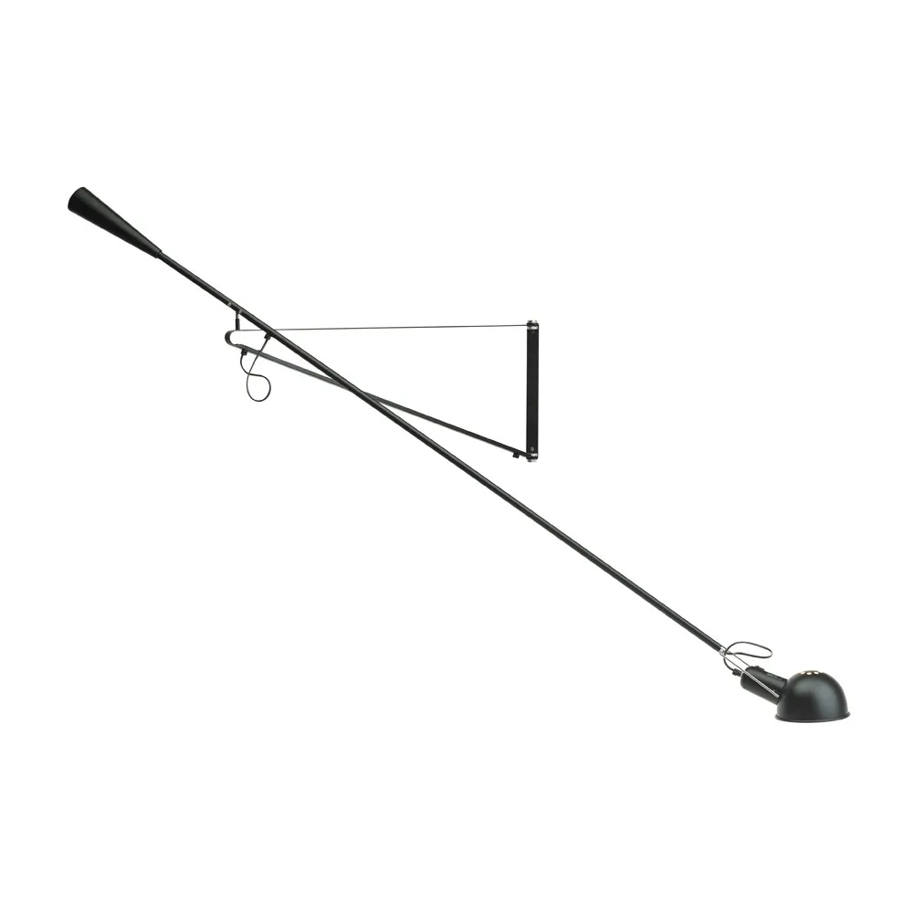 Flos 265 vägglampa, Svart lack Flos