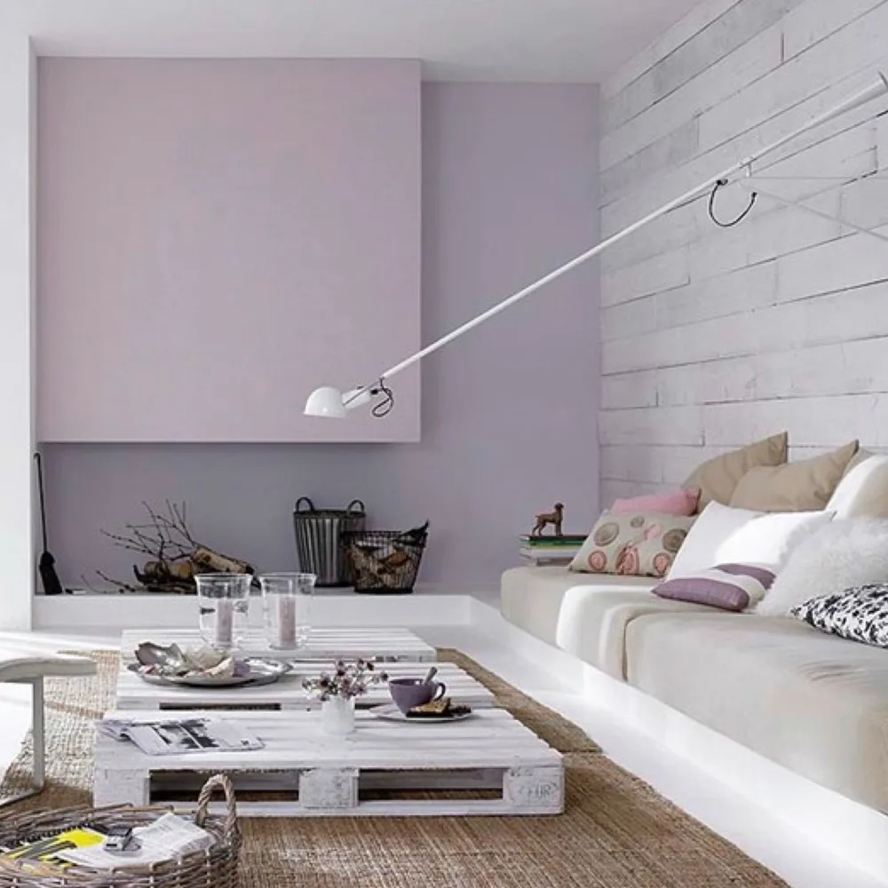 Flos 265 vägglampa, Vit lack Flos