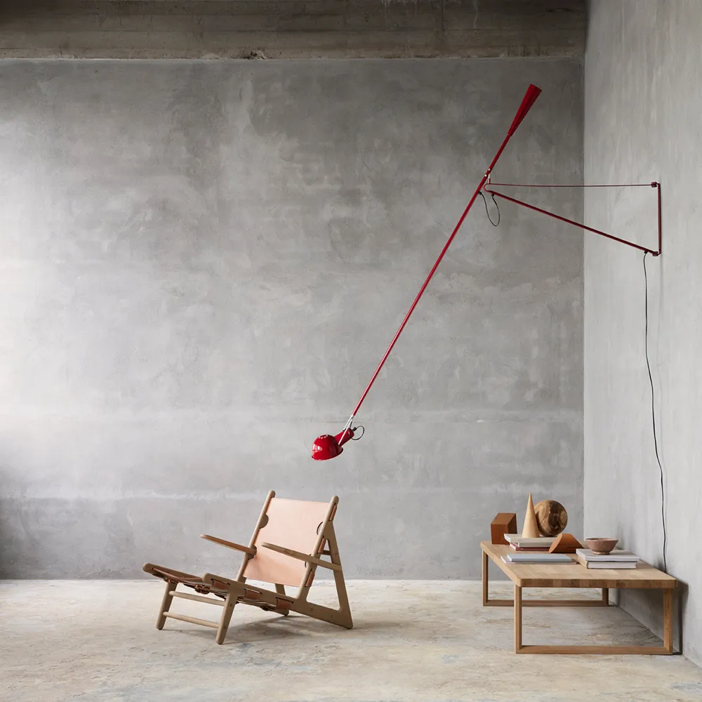 Flos 265 vägglampa, Vit lack Flos