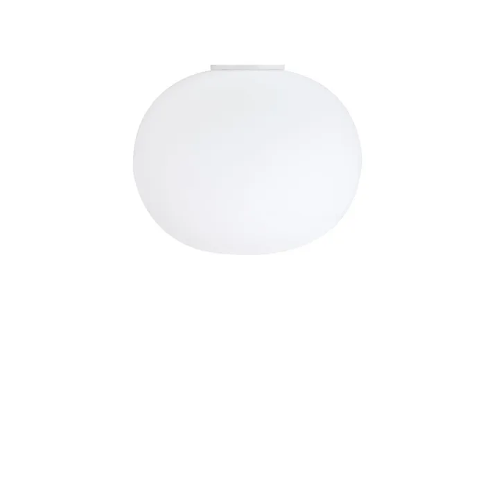 Glo-ball C/W Zero vägg- och taklampa - Vitt opalglas - Flos