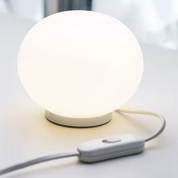 Glo-Ball Mini T bordslampa - Vitt opalglas - Flos