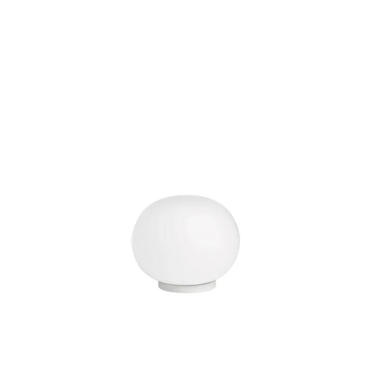 Glo-Ball Mini T bordslampa - Vitt opalglas - Flos