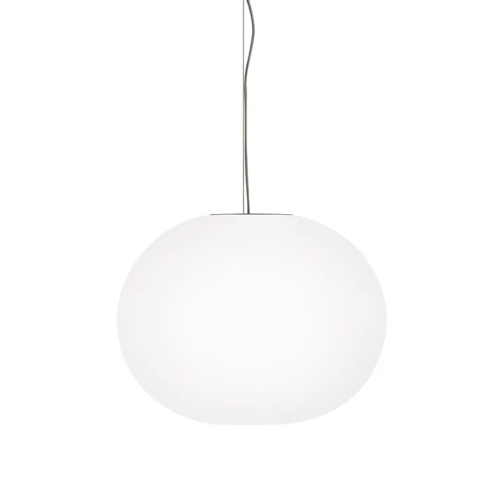 Glo-ball S2 pendel - Vitt opalglas - Flos