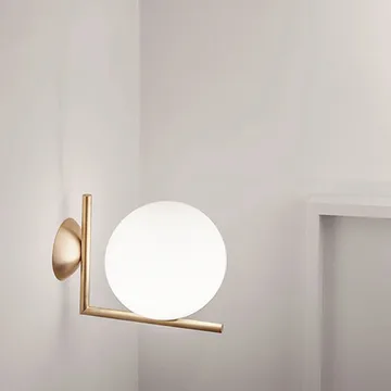 IC lights C/W1 vägglampa - Krom-opal - Flos
