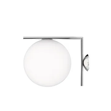 IC lights C/W1 vägglampa - Krom-opal - Flos