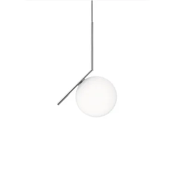 IC lights S1 pendel - Krom-opal - Flos