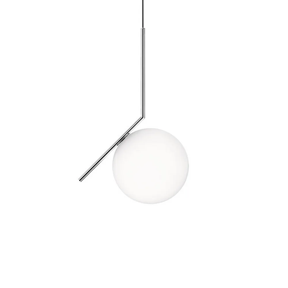 IC lights S2 pendel, Krom-opal Flos