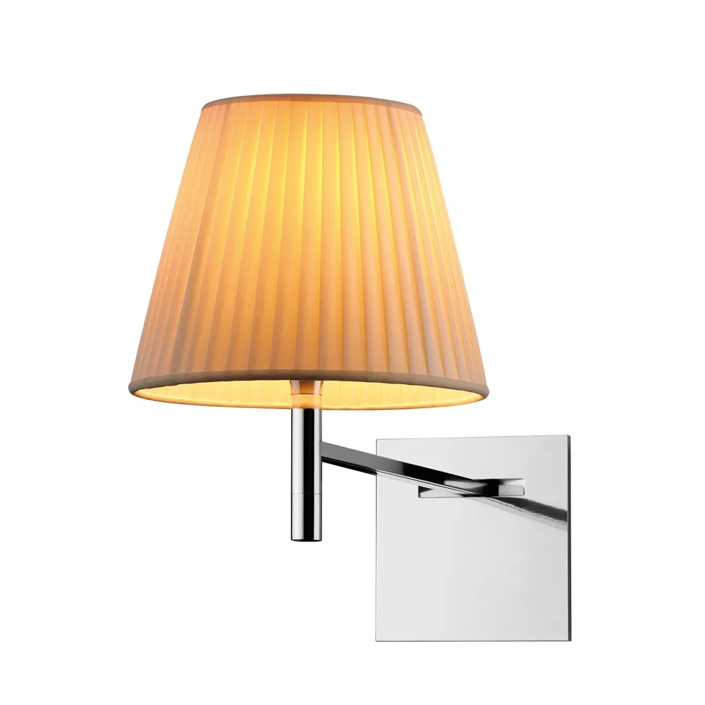 KTribe W vägglampa, Aluminium-textilskärm Flos