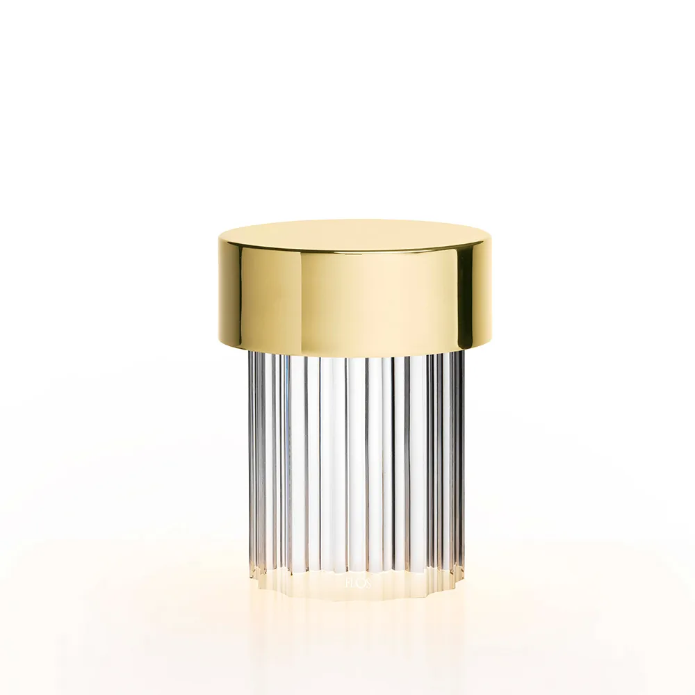 Last Order Fluted IP20 bordslampa, Mässing Flos