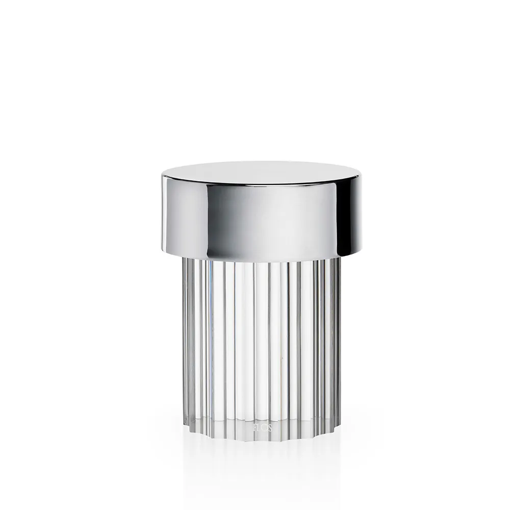 Last Order Fluted IP55 bordslampa, Rostfritt stål Flos