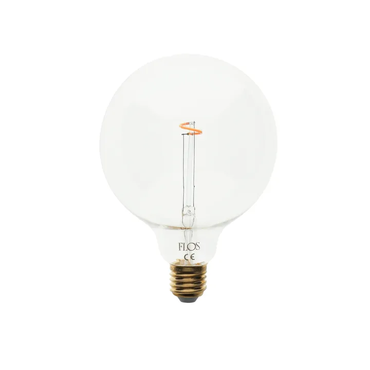 LED G125 dimbar ljuskälla E27 - 2200K 40lm 1,5W - Flos