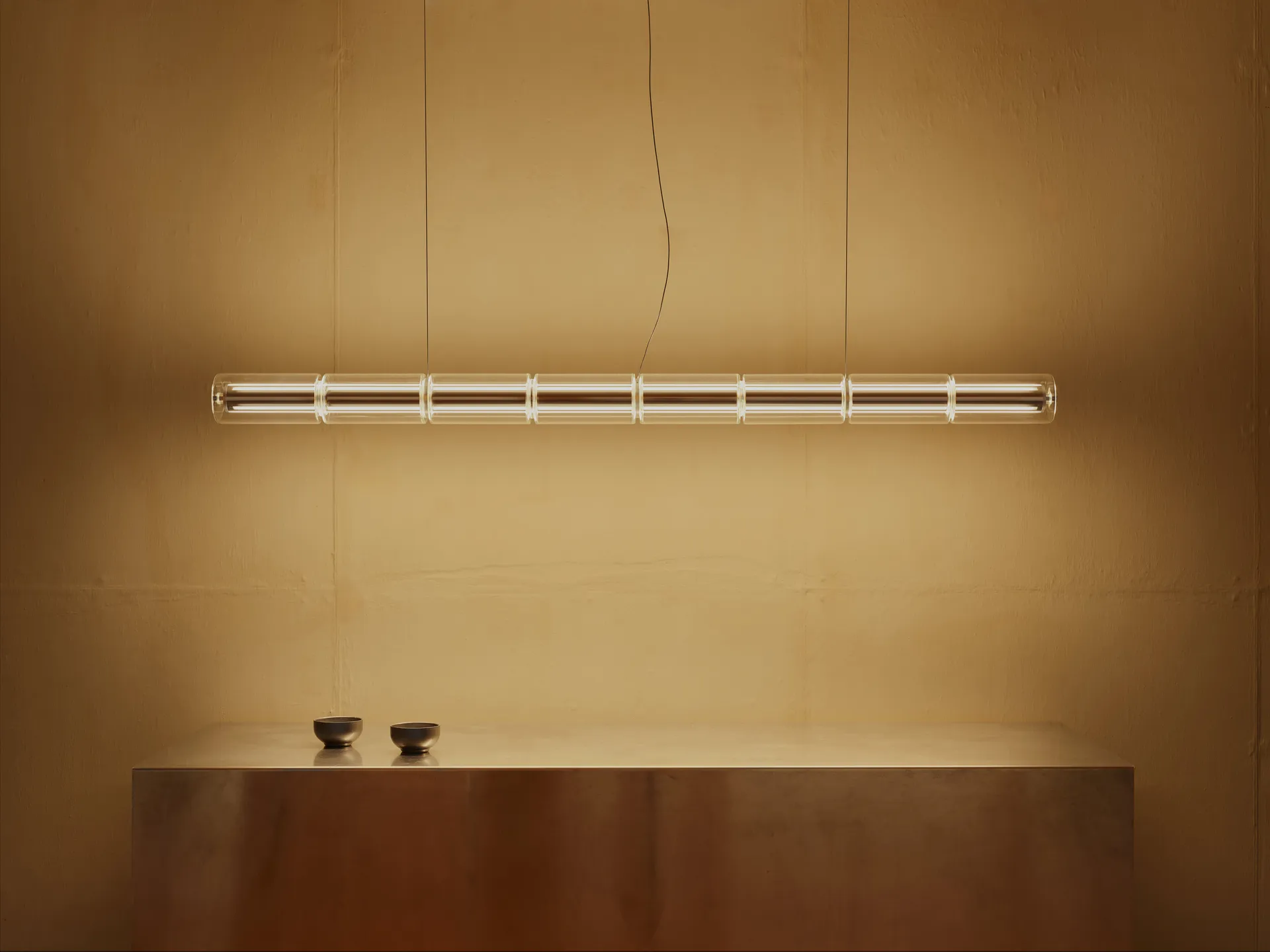 Luce Cilindrica S1 pendel 165,6 cm, Glass Flos
