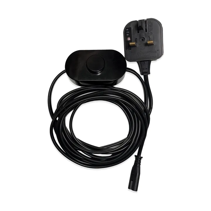 Maap kabel med strömbrytare och brittisk stickkontakt - Reservdel - Flos