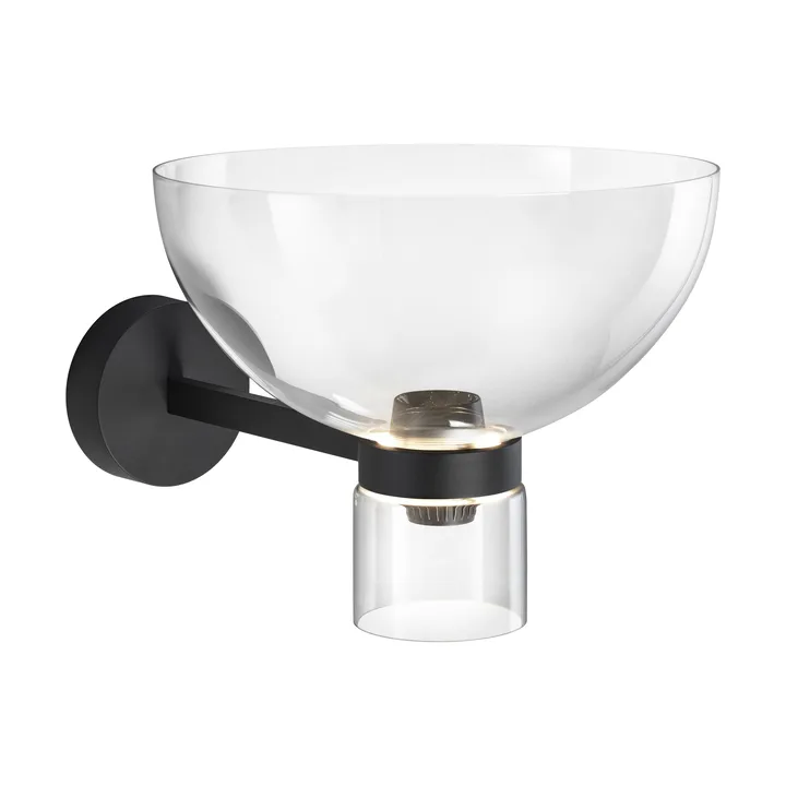 Nocturne Bowl vägglampa - Svart - Flos