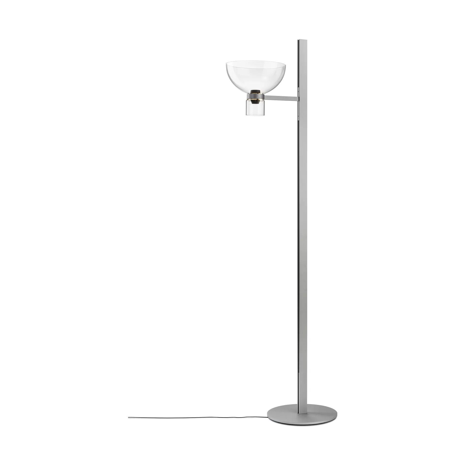 Nocturne F1 bowl golvlampa - silver Flos