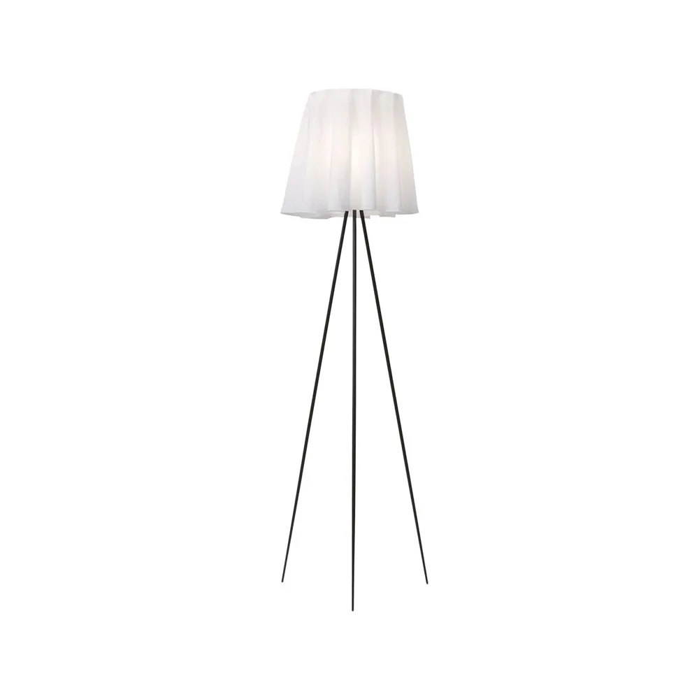 Rosy Angelis golvlampa, Vit-grått stativ Flos