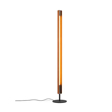 Seki-han golvlampa 226 cm - Heat treatened ash-black metal - Flos