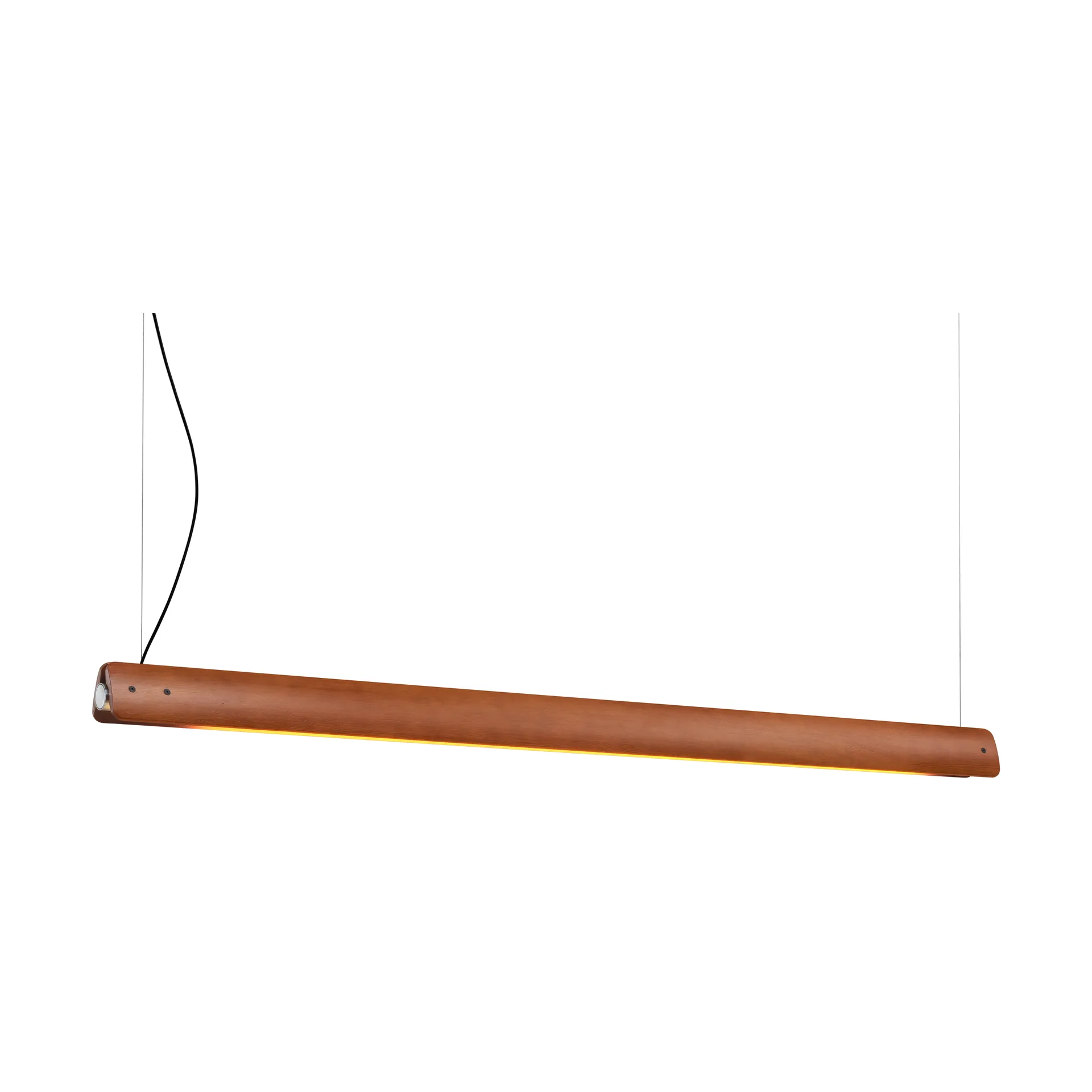 Seki-han pendel 169,2 cm, Heat treatened ash-black metal Flos